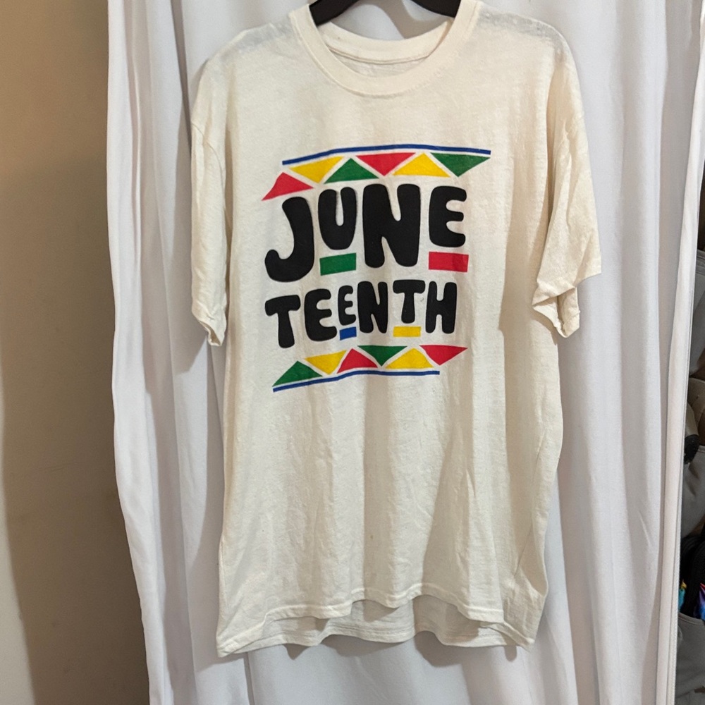 Cream Juneteenth Kids T-Shirt